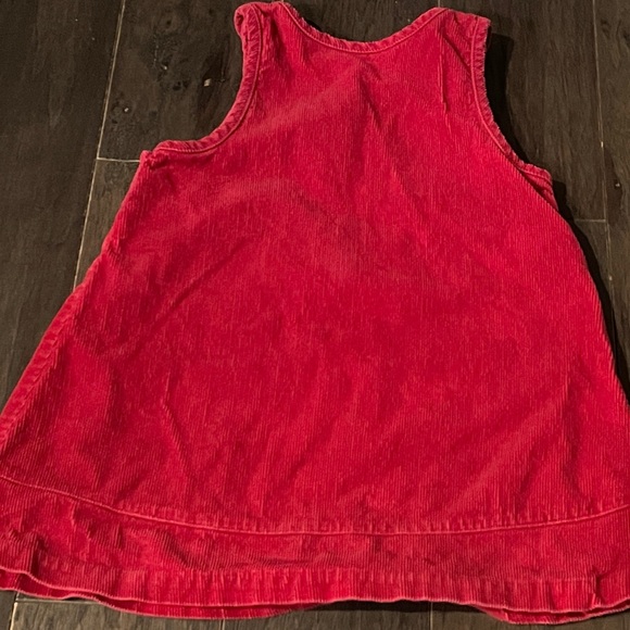 Vtg. Spot The Dog Embroidered Corduroy Red Toddler Dress 4t - Picture 7 of 7